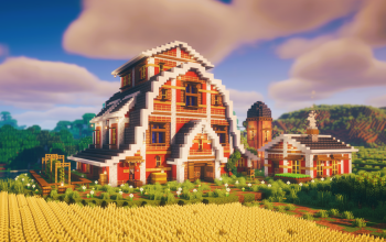 🌾 Redhaven Farmstead | Cozy Medieval Farmhouse & Homestead