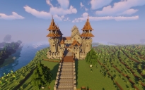 Medieval Cobblestone Castle