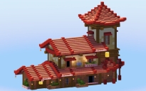 Red Japanese House 2