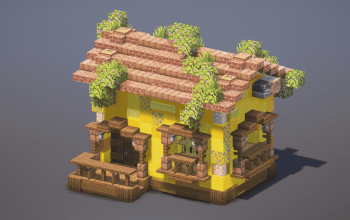 Mediterranean Yellow House