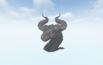 FREE Head Goat STATUE DOWNLOAD