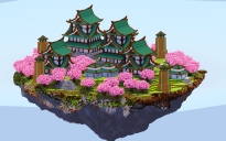 Japanese Floating Island Dark Prismarine
