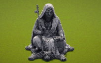 Monk Statue