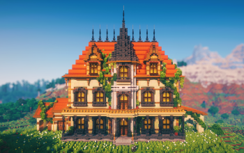 🏰 Grand Emberhall Manor | Luxurious Medieval Mansion with Majestic Symmetry