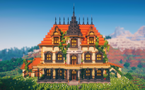 🏰 Grand Emberhall Manor | Luxurious Medieval Mansion with Majestic Symmetry