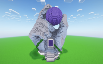 Minecraft Void Hand Nether Portal Statue