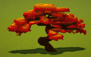 Red Bonsai Tree