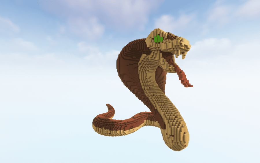 Minecraft Snake Brown Statue DOWNLOAD | Minecraft Miscellaneous Build ...