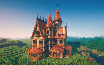 🏰 Amberpeak Twin Tower House | Layered Medieval Home with Twin Spires