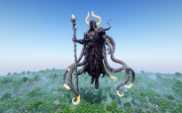 Minecraft Darkness Emperor Statue
