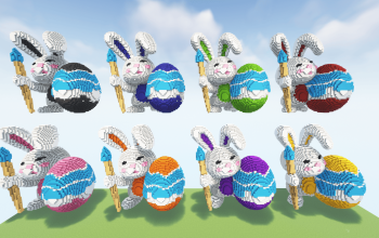 Minecraft Painter Rabbit pack DOWNLOAD