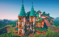 🏰 Verdant Spire Manor | Nature-Infused Medieval Tower House