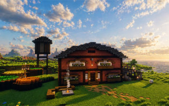 The Red Brick Sanctuary: A Rustic Survival Dream 🌾🧱