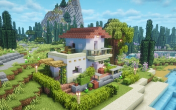 Minecraft Mediterranean House