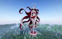 Minecraft Osiria Rose Statue Free (Schematic and Map)