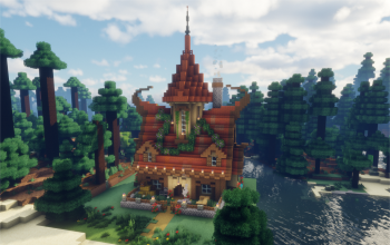 🏡✨ Cozy Fantasy Cabin in the Heart of the Pines 🌲🌊