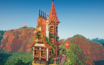🏰 Emberwatch Tower | Tall Medieval Fantasy House with Cozy Atmosphere