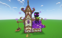 Minecraft Enderman Fantasy House