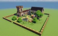 🌿 Rustic Lakeside Village Base