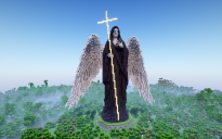 Minecraft Holy Nun Statue Free (Schematic and Map)