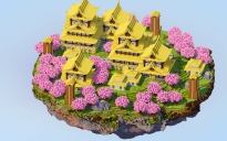 Japanese Floating Island Bamboo Version