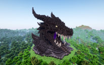 Minecraft Dragon Nether Portal Statue V41