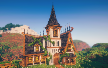 🏰 Ravenhollow House | Dark Medieval Fantasy House with Tower Design