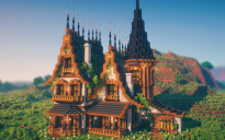 🏰 Ravencrest House | Elegant Medieval House with Gothic Tower Design