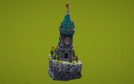 Tilted Tower | Minecraft Tower #29882