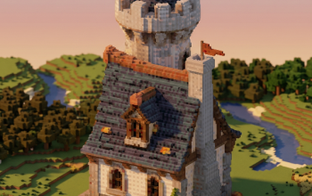 Colossal Medieval Mega-Tower (.schem) 🏰👑💥