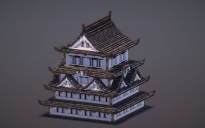 Large Japanese Castle