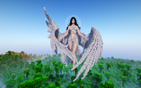 Minecraft Angel |Seraphina| Statue V71
