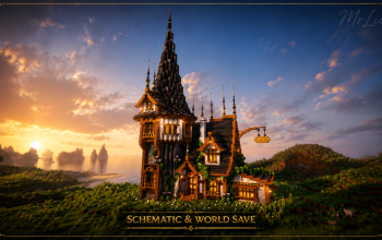 🏰 Shadowspire Cottage | Dark Medieval House with Tall Fantasy Tower