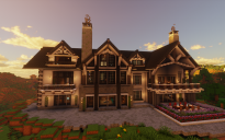 Pale Oak Mansion/Cabin || + Detailed Interior