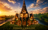 🏰 Grandspire Manor | Medieval Fantasy Mansion & Tower House