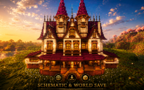 🏰 Crimson Crown Castle | Medieval Fantasy Castle & Royal Manor