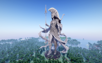 Minecraft Athena |Greek Goddess| Statue Free (Schematic and Map)
