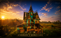 🏰 Emeraldthorn Manor | Medieval Fantasy Castle with Teal Facades