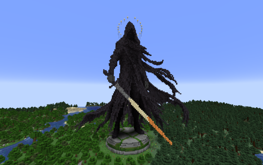 Minecraft Dark Null Statue | Minecraft Statue and Sculpture #30007