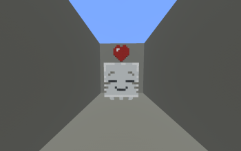 Happy Ghast with a heart