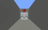 Happy Ghast with a heart