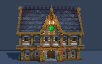 Medieval Trading Hall - Fully Decorated Interior