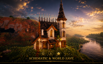 🏰 Shadowspire Chapel House | Gothic Medieval Fantasy Manor