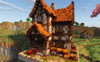 A half timber cottage
