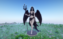 Minecraft Angel |Blind Tide| Statue V73 Free (Schematic and map)
