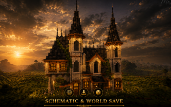 🏰 Twinspire Gothic Manor | Medieval Fantasy Castle House