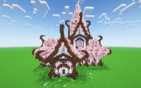Minecraft Cherry Fantasy House