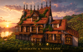 🏡 Grand Vinewood Manor | Medieval Fantasy Estate & Noble Residence