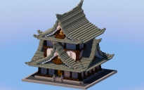 Japanese Temple Tuff Bricks