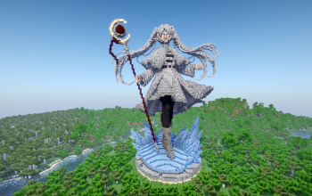 Minecraft Frieren |Beyond Journey's End| Statue